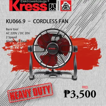 Hyper Tough 7.5 in. Cordless Fan with Hybrid Power, C1005 