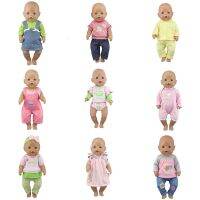 1pcs New Fashion Doll Jump Suits For 17 Inch Baby Doll 43cm Reborn Baby Doll Clothes