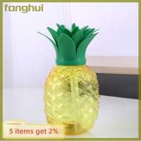 Fanghui กระบอกน้ำฟางสตรอเบอร์รี่ฤดูใบไม้ผลิแบบพกพาแก้วน้ำพลาสติกสับปะรดสำหรับฤดูใบไม้ผลิอาบน้ำเด็กทารกงานแต่งงานวันเกิดปาร์ตี้เดสก์ท็อปของตกแต่ง