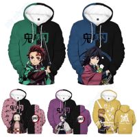 2023 newmenwomenteens Anime demon Slayer hoodie tanjironezukogiyuuzenitsu prine sweatshirt น้ำหนักเบาสบายๆ