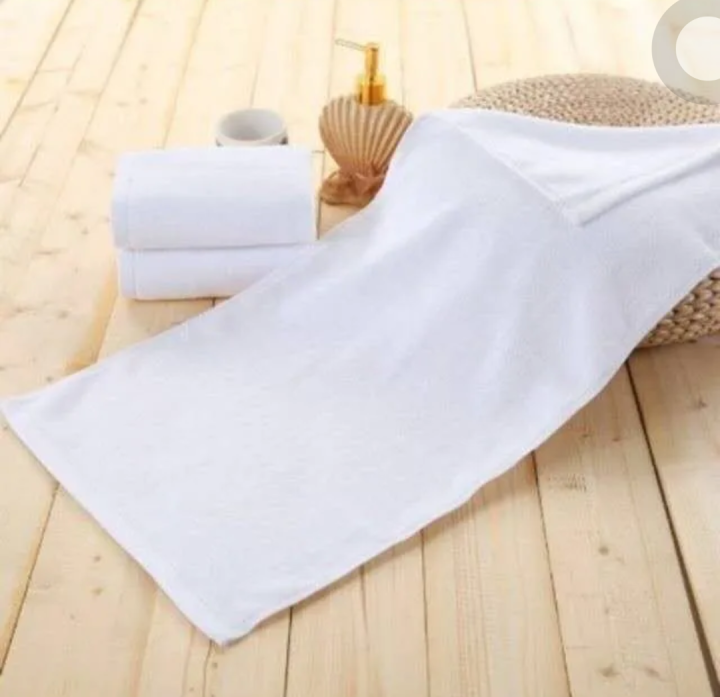 12 pcs/doz face towel & hand towel plain white cotton Lazada PH