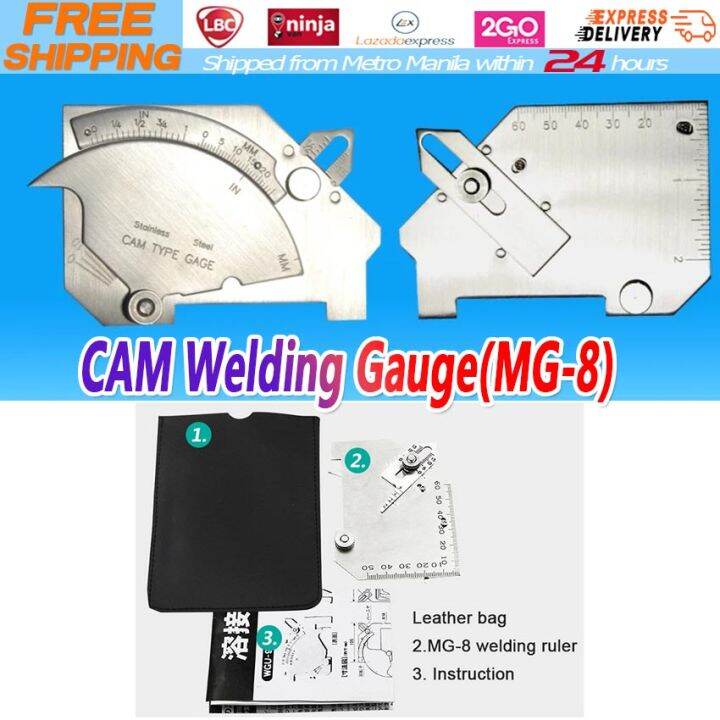 【Local Warehouse】MG8 bridge cam welding gauge stainless steel cam type