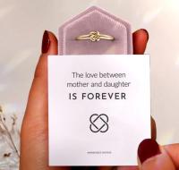 Ring Mother And Daughter Ring Gift Ring With Card Teenager Rings Rings Rose Wild Jewelry