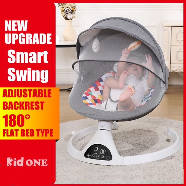 Upgrade Automatic Baby Swing Chair Electric Bed Baby Bouncern