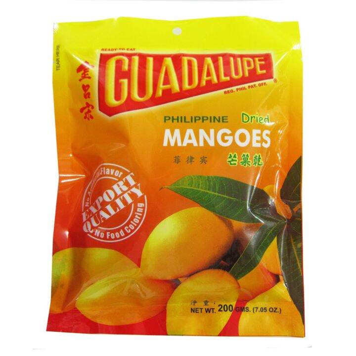 GUADALUPE Dried Mango 200 gram pack Lazada PH