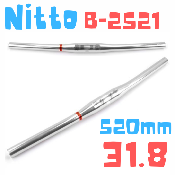 ผ่อน-0-แฮนด์จักรยาน-nitto-b-2521aa-ssb-จับ-31-8-กว้าง-520mm-made-in-japan