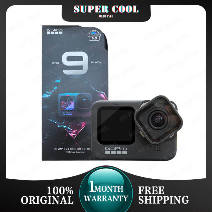 GoPro HERO 9 Black 5K, 20MP, Streaming Action Camera Lazada