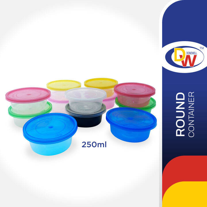 Donewell Round 250, 500, 750, 1000, 1500, 2000 Microwavable Food