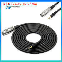 2.5M/8.2ft สายไมโครโฟน XLR ถึง3.5Mm อะแดปเตอร์เสียงคอนเดนเซอร์ปลั๊ก