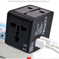 Universal Travel Adapter International Plug Adaptor Wall 2 USB Charger AC Power for USA EU UK AU US iPhone iPad Android Samsung Wires  Leads  Adapters