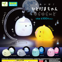 Japanese Anime YELL Cute Luminous Lighting Kids Toys Net Red Toys Egg Puff Gashapon Kawaii Ghost Lamps for Boys Girls Gift