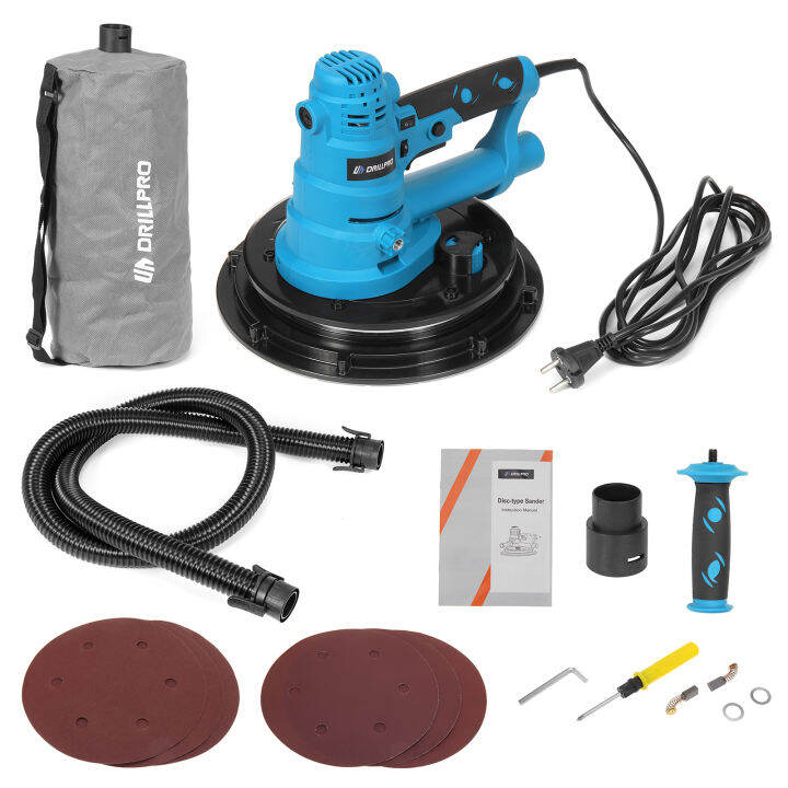 Drillpro 800W 180MM (7") Dustless Sander Palm Sander Eccentric Sanding