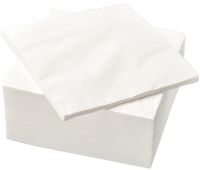ฟันทัสติสค์ กระดาษเช็ดปาก, ขาว, 40x40 ซม. (FANTASTISK Paper napkin, white, 40x40 cm /100 pieces)