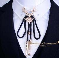 【Fashion house]Bolo Tier Men Retro Cowboy Reindeer Vintage