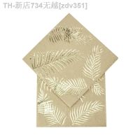 【CW】✘☼  16pcs Disposable Gold Foil Napkins Birthdy Wedding Tableware Decoration Supplies Eco-Friendly