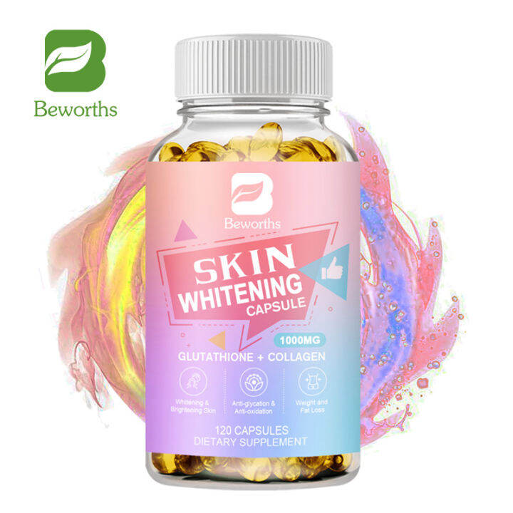 BEWORTHS Glutathione + Collagen Skin Whitening Capsules 1000mg
