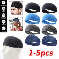 {Feili Sports Outdoor} กีฬาโยคะ Sweatband Unisex ยืดหยุ่นยิมขี่จักรยานบาสเกตบอลที่คาดผมดูดซับเหงื่อผู้หญิงผู้ชายออกกำลังกายระบายอากาศที่รัดผมความปลอดภัย