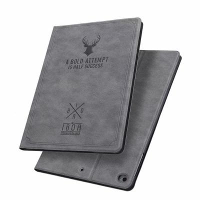 【DT】 hot  Luxury Vintage Deer Head Smart Stand Case for IPad Air 3 4 9.7 10.2 10.5 10.9 Pro 11 Inch 2021 I Pad Mini 5 4 2 1 Leather Cover