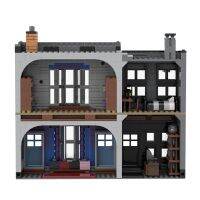 Dengshan61621742 Bricklink MOC ภาพยนตร์มายากล Diagoned ชุดรั่วซึมสตรีทวิวเมืองสถาปัตยกรรมบ้านของขวัญของเล่นเด็กบล็อกตัวต่อ