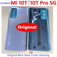 100% ของแท้เหมาะสำหรับ Xiaomi Mi 10T Pro 5G ฝาหลังฝาหลังปิดโทรศัพท์ K30S Redmi เคสด้านหลังฝาโทรศัพท์พร้อมกรอบกาว