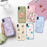 For Samsung Galaxy A10 Phone Case Protective Fundas Soft Silicone Back Cover For SamsungA10 A 10 Flower Cloud Couqe Shell Bumper Phone Cases