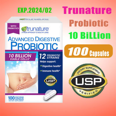 Trunature Advanced Digestive Probiotic 100 Capsules