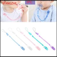 5FANGZHE 1PC ห่วงโซ่ป้องกันการสูญหาย เคี้ยวของเล่น ทารก คลิปจำลอง สายรัดหัวนม ห่วงโซ่จุก การงอกของฟันของทารก