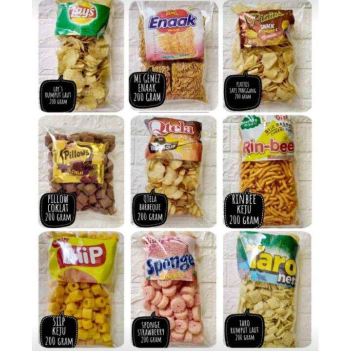 Snack branded kiloan cemilan repacking Lazada Indonesia