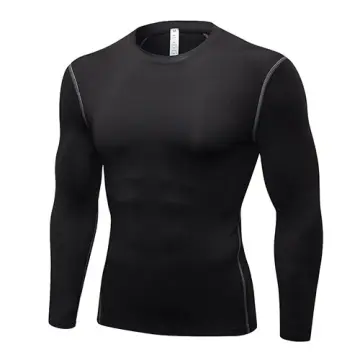 Cheap Muscleguys Running T-shirt Sportswear Tight Long Sleeve Fitness Men  Compression Shirt Jogging Quick Dry Exercise Training Tees Gym Clothing