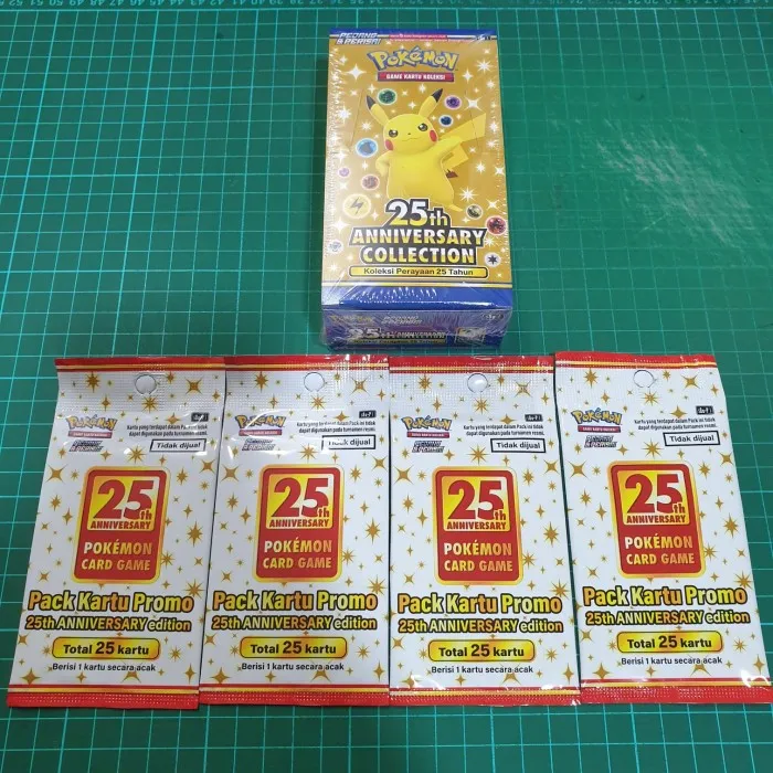 Kartu pokemon Indonesia - 25th ANNIVERSARY COLLECTION Booster Box