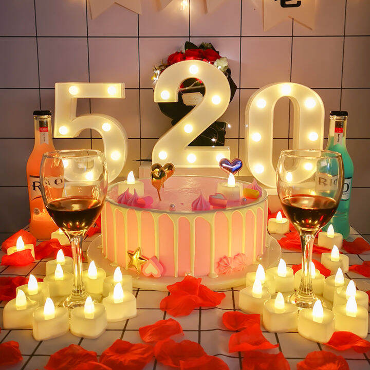 Candle Romantic Candlelight Dinner Husband Anniversary Wedding Anniversary Birthday Proposal