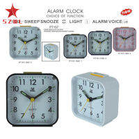 Portable Silent Noctilucence Alarm Clock with Night Light Snooze Function for Kids Table Desktop Beside