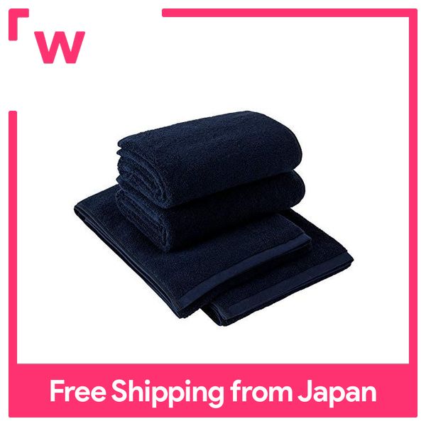 NWT Japanese IMABARI Bath & Wash Towel Set/White/Bamboo Cotton/FREE Ship 