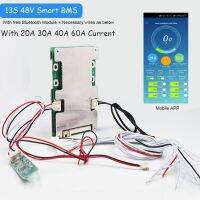 48V 13S Smart PCB พร้อมกระแสไฟปล่อย 20A ถึง 60A สําหรับ 54.6V Bluetooth BMS E-Bike li-ion แบตเตอรี่ ซอฟต์แวร์ PCB Board