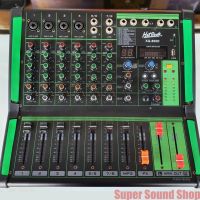 เพาเวอร์ มิกเซอร์ 8 ช่อง ยี้ห้อ HOTROCK รุ่น XQ-800D พาวเวอร์แอมป์ MIXER มีแอมป์ในตัว power mixer เพาเวอร์มิกเซอร์  เอฟเฟกแท้ USB บูธูท กำลังขับ 450W×450W