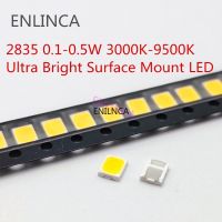 100pcs 0.1W - 0.5W SMD LED 2835 Chips 1/2W 0.2W 3000K 9000K 3V beads light White Surface Mount PCB Light Emitting Diode Lamp