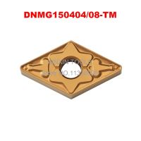 DNMG150404-TM / DNMG150408-TM * เม็ดมีดคาร์ไบด์ 10 ชิ้นสําหรับ MDJNR / MDUNR / PDSNR เม็ดมีดสําหรับเหล็ก