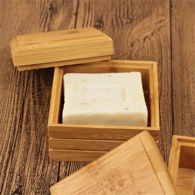 Soap Dish Wooden Tray Natural Bamboo Holder Storage Soap Environmental  Rack Plate Box Container For Bathroom Soap Dishes