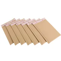 10PCS/LOT Natural Kraft Paper Bubble Envelope Self Seal Shipping Mailing Bags Postal Courier Packaging Bag Bubble Mailer