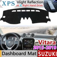 Xps สำหรับ Suzuki Vitara LY 2015 2016 2017 2018 2019 Escudo Spor บังแดดแผ่นคลุมแผงหน้าปัดรถยนต์ป้องกันเสื่อกันลื่น