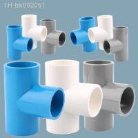 ☜✼♂ 1pc 20 25 32 40 50mm PVC Pipe Tee connector Garden Irrigation 3 Way Joints Tube T Adapter Water Pipe Fittings