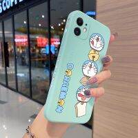 Yiเวปไซต์เคสโทรศัพท์สำหรับ iPhone 11 Pro Max,เคสโทรศัพท์ซิลิโคนแบบขอบสี่เหลี่ยมเคสฝาหลังลายการ์ตูนโดเรม่อนแมวเคสนิ่มป้องกันกล้อง