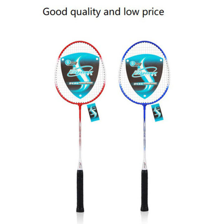 2pcs-professional-badminton-rackets-set-family-couples-double-badminton-racquet-titanium-alloy-lightest-playing-badminton-whole