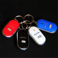 ○☬✇ Wireless Whistle Key Finder Keychain Men Electronic Anti-Theft Ellipse Plastic Key Search Anti-Lost Device Car Keyrings Q-045