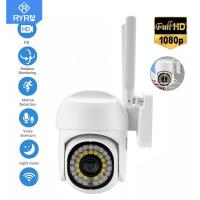 ZZOOI RYRA HD IP Camera 2.4G WiFi Wireless Outdoor PTZ Camera 1080P Speed Dome CCTV Surveillance Camera Auto Tracking Monitor Camera