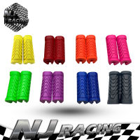 NJ RACING PK  ยางพักเท้าหน้าสี/ยางพักเท้า (ยางพักเท้าหน้า ) สำหรับ WAVE125 ,R ,S // ราคาต่อคู่