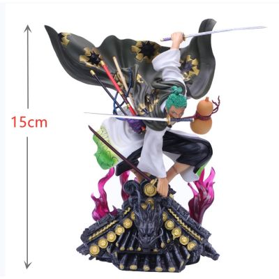 Combat special effects Figure GK Wano Country Sauron Figure Kimono Three Style Roof Model Decoration zore
