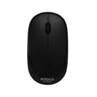 ANITECH WIRELESS MOUSE SILENT CLICK W224-BK IP4-001967