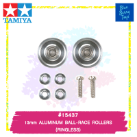 TAMIYA 15437 GP.437 13mm ALUMINUM BALL-RACE ROLLERS (RINGLESS) รถของเล่น ทามิย่า ของแท้