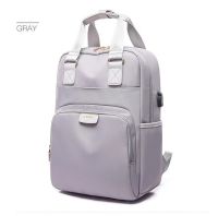 【❂Hot On Sale❂】 ding26992525811481 Monerffi กระเป๋าเป้สะพายหลังสำหรับผู้หญิง Tas Ransel Anak Perempuan กันน้ำสีชมพูขนาด13-15.6นิ้วผ้าอ็อกฟอร์ดผู้ชายสีดำสีชมพู